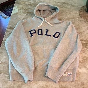 Polo Sweatshirt! Hardly Worn! Size: Large!